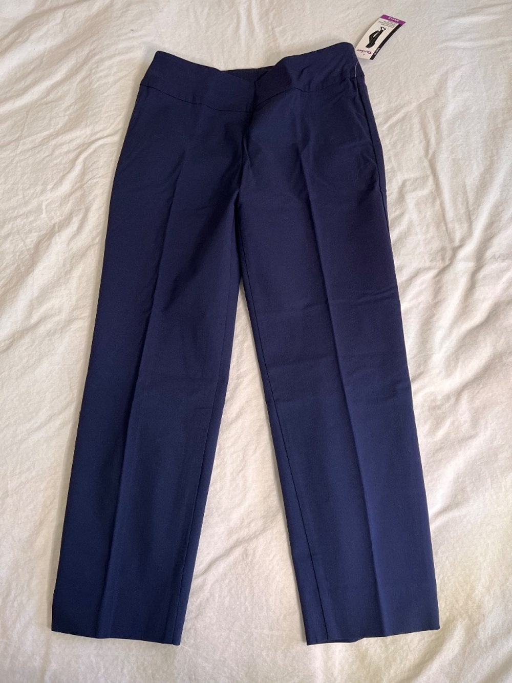 TanJay Slim Fit Stretch Ankle Pants - Navy (NWT)